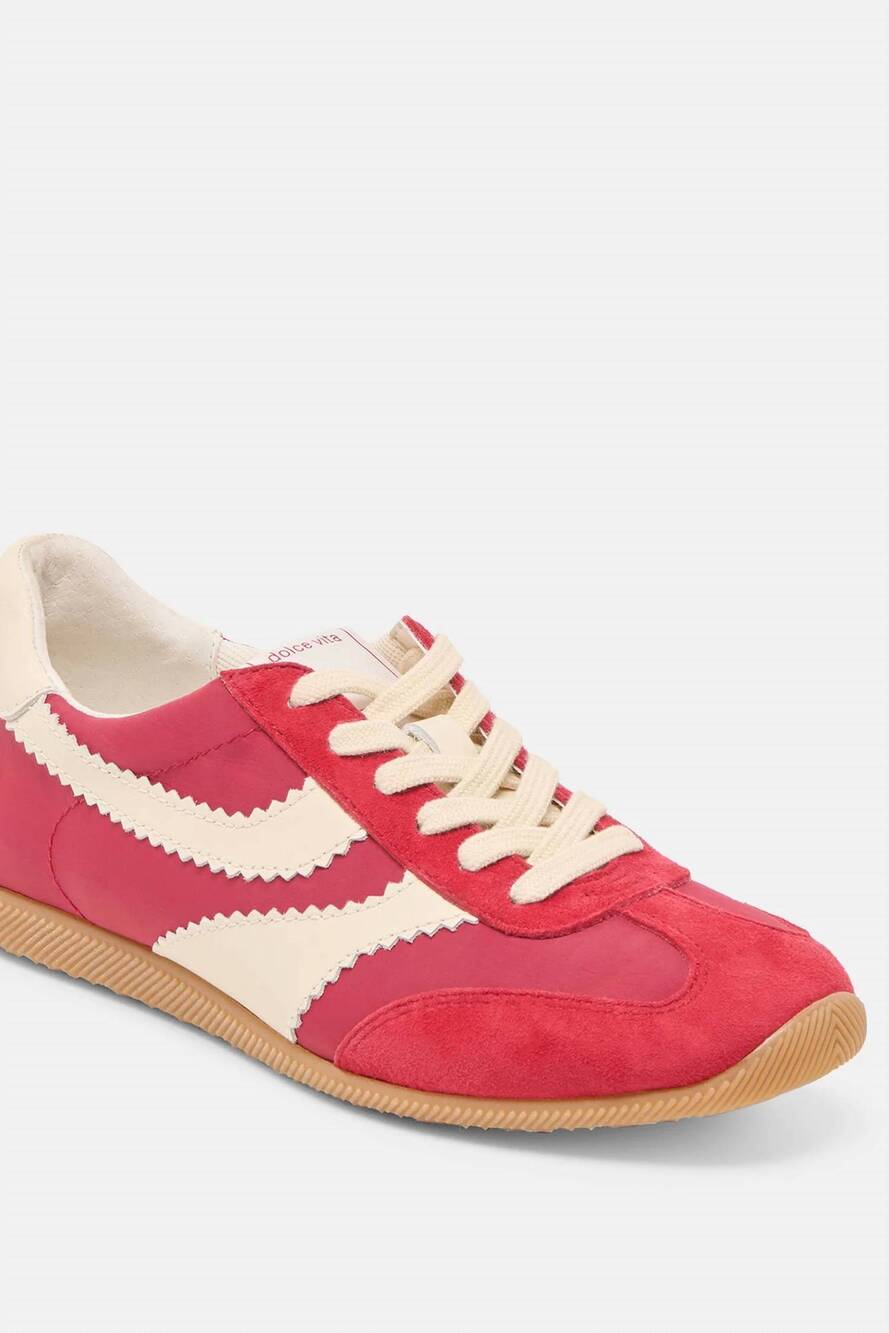 NEW DOLCE VITA women's retro sneaker in red